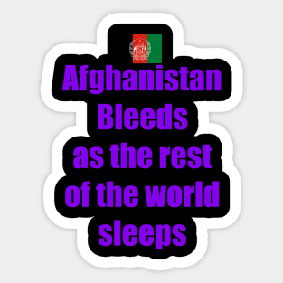 support afghanistan Sticker